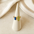 Aurora Geometric Open Ring