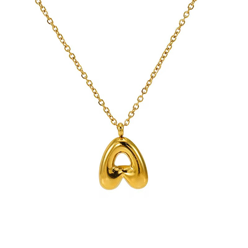 Layla Bubble Letter Pendant