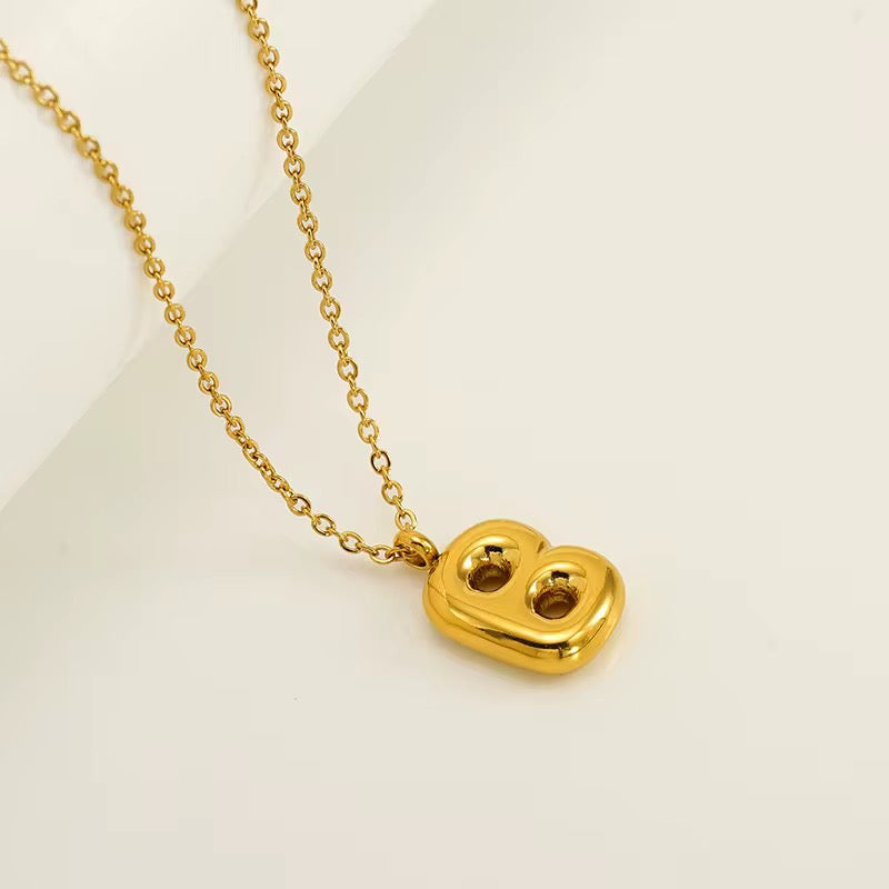 Layla Bubble Letter Pendant