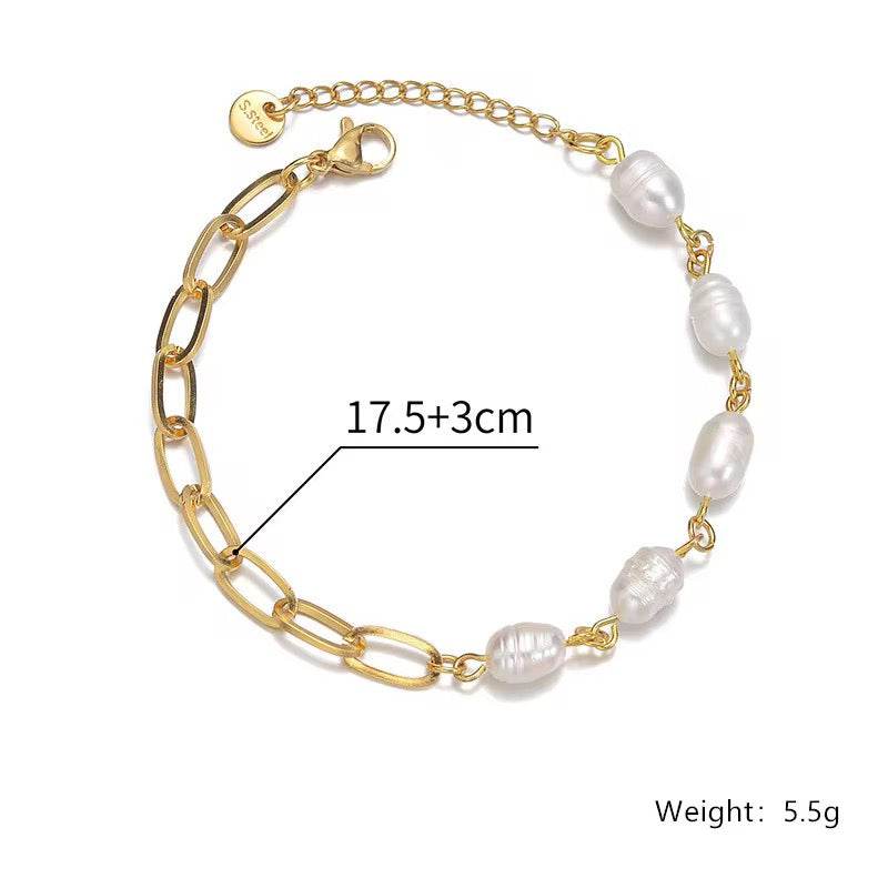 Aurora Semi Pearl Bracelet