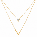 Layla Chevron Necklace