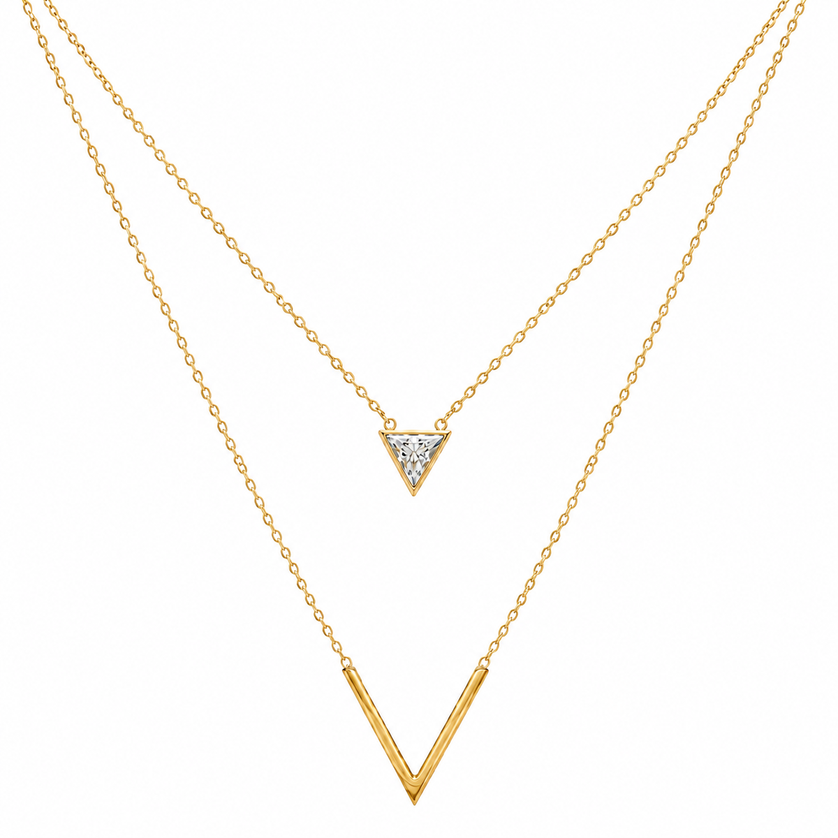 Layla Chevron Necklace