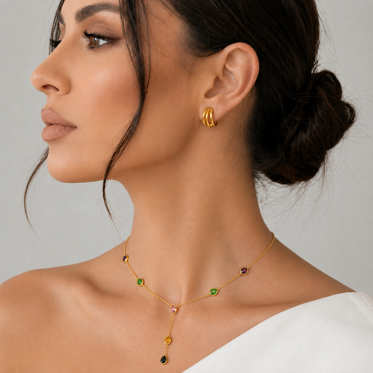 Layla Multicolor Lariat