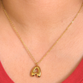 Layla Bubble Letter Necklace