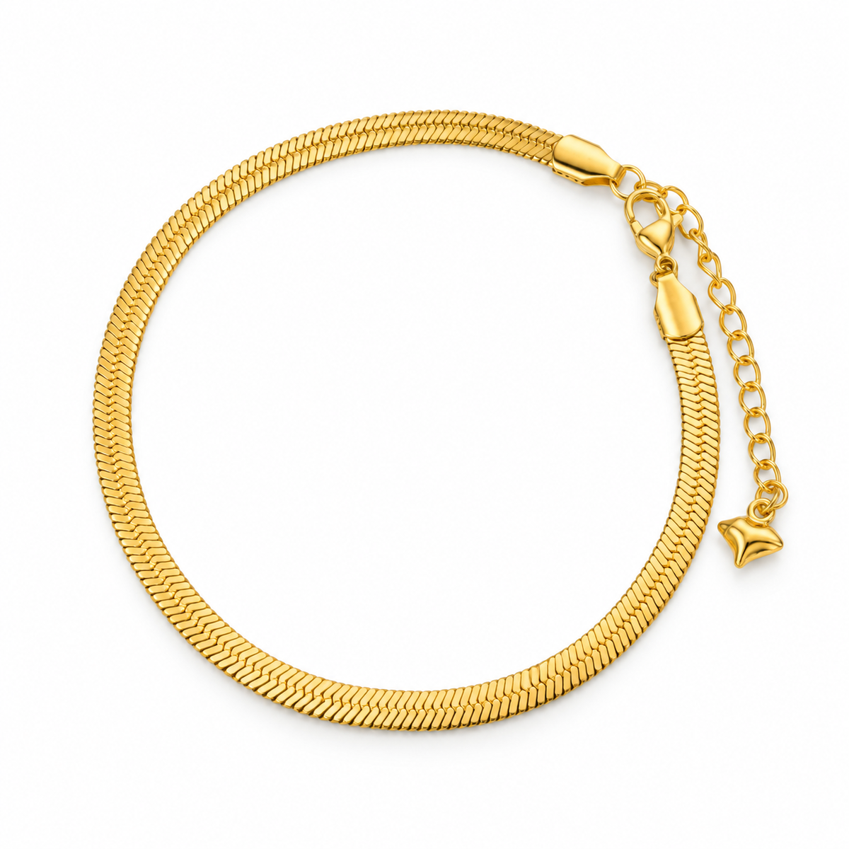 Herringbone anklet 