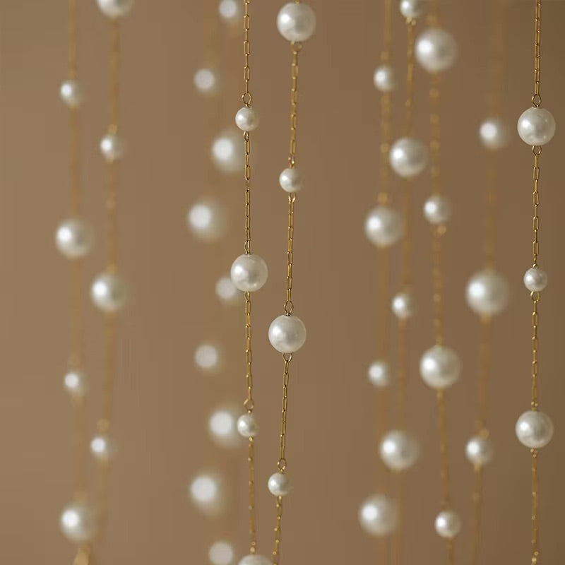 Talia Layered Pearl Necklace - Diyaana