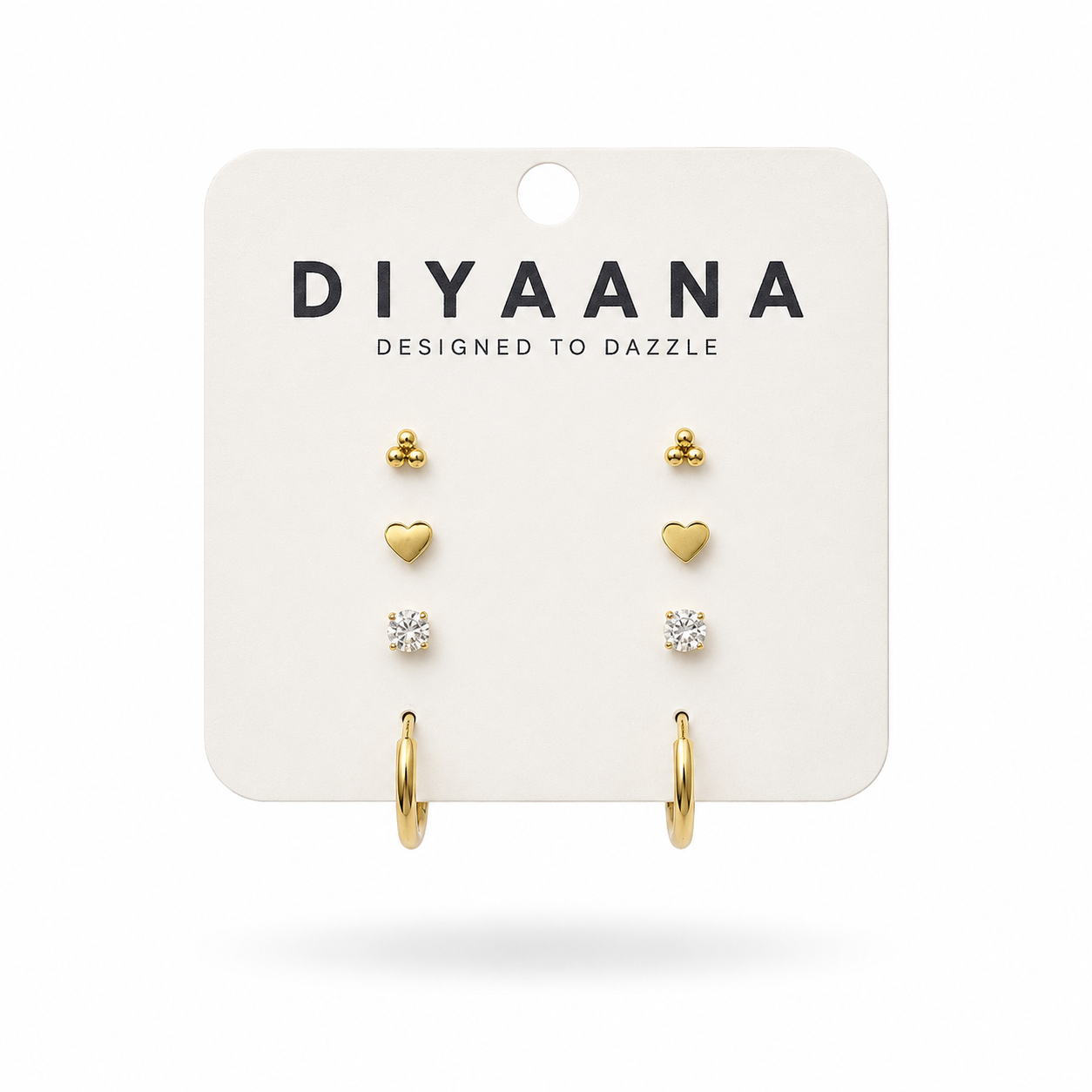 Aura Stainless Steel Mini Studs